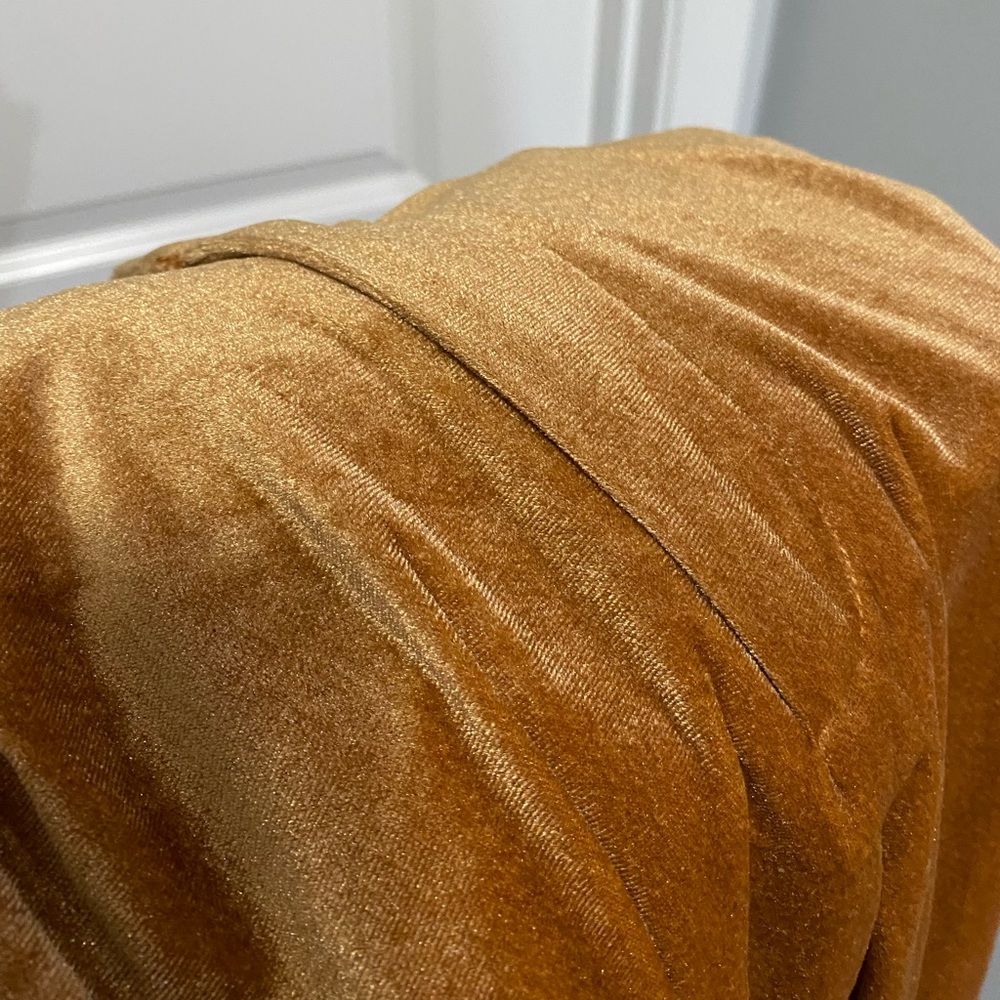 Gold Velour joggers from Loft